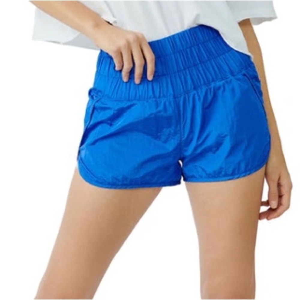 NWOT Free People Movement The Way Home Shorts in Cobalt